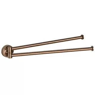 Colombo Plus Полотенцедержатель 34.5см, двойной, цвет: PVD Vintage