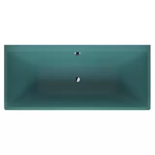 Duravit Vitrium Ванна пристенная 180x80см, с ножками, с2 наклонами для спины, прямоугольная, цвет: аквамарин матовый