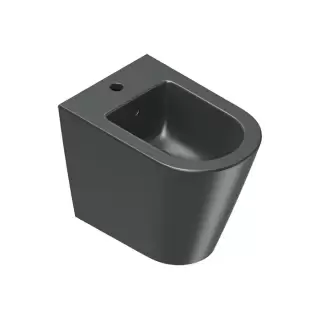 Catalano Zero Биде напольное 55x35см, с 1 отв., цвет: черный матовый