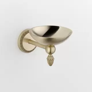 THG Malmaison Metal Мыльница металлическая, подвесная, цвет: Soft matt gold