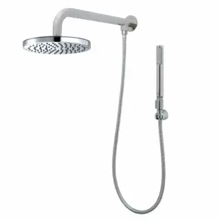 Bossini Oki Комплект для душа с верхним душем &Oslash;200 мм. с держателем 331,5 мм. из стены, с ручным душем, настенным держ и шлангом 1500 мм., цвет: хром