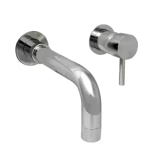 Nicolazzi Olympus Смеситель для раковины на 2 отверстия, встраиваемый, излив: 190мм, цвет: хром