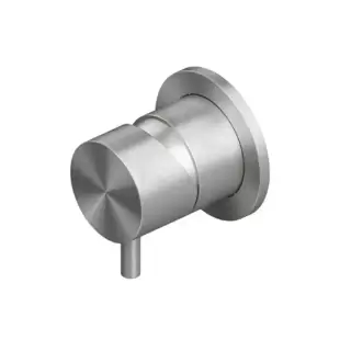 QuadroDesign Source Смеситель для душа, встраиваемый, на 1 потребитель, цвет: brushed stainless steel