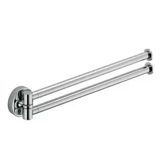 Colombo Plus Полотенцедержатель 34.5см, двойной, цвет: хром