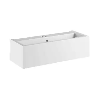 Kerasan Kanaal Раковина подвесная 100х40х25см., с 2 отв., цвет: белый глянец