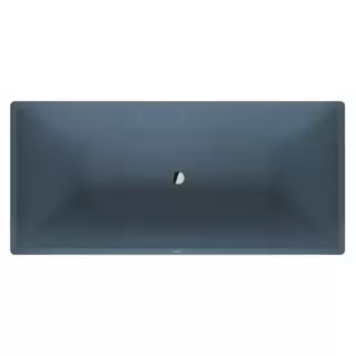 Duravit Vitrium Ванна отдельностоящая 185x85см., с ножками, с2 наклонами для спины, прямоугольная, цвет: синий матовый