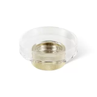 Decor Walther Club STS Мыльница настольная, прозрачное стекло, цвет: золото матовое