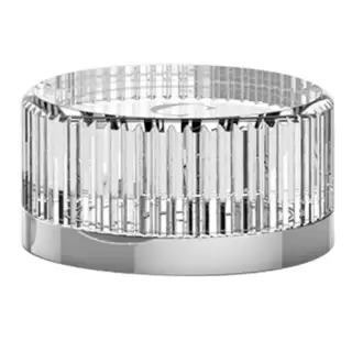 Fantini Venezia Ручка для смесителя, левая, стекло, "H" (горячая вода), цвет: Хром-Черный