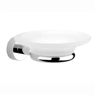 Nicolazzi Minimale Мыльница, подвесная, цвет: хром/белый