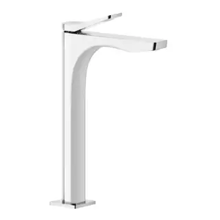 Gessi Rilievo Смеситель для раковины на 1 отв. без донного клапана h=297мм, излив 154мм , цвет: хром