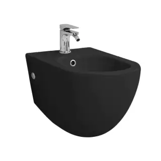 Artceram FILE 2.0  Биде подвесное 36х52 см, с креплениями, с 1 отв под смеситель, цвет: черный