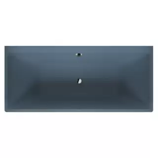Duravit Vitrium Ванна пристенная 180x80см, с ножками, с2 наклонами для спины, прямоугольная, цвет: синий матовый