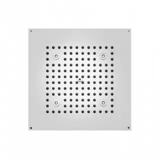 BOSSINI DREAM-CUBE Верхний душ 470 x 370 мм с 4 LED RGB, блок питания/управления, Cromoterapia, гибкая подводка, цвет: хром