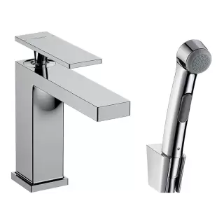Hansgrohe Tecturis E Смеситель для раковины, на 1 отв., с ручной лейкой, цвет: хром