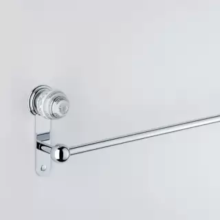 THG Marquise platinum decor Полотенцедержатель 60см., подвесной, декор белый/платина, цвет: хром