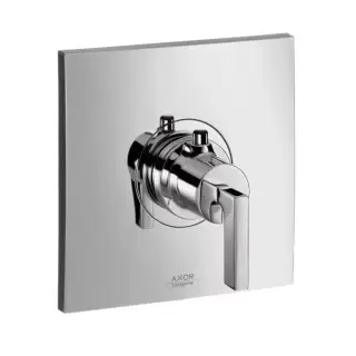 Axor Citterio, Термостат Highflow, с рычаговой рукояткой, СМ, внешняя часть, цвет: хром