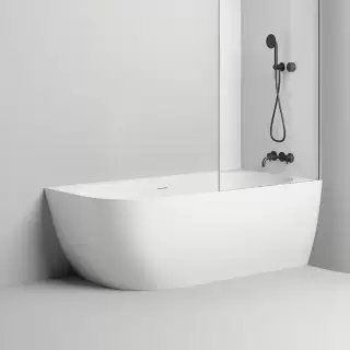 Salini Sofia Corner Right Ванна угловая 170х85х59см., Dx, с дон кл "Up&Down", сифон, слив-пер, материал: S-Sense , цвет: белый глянцевый