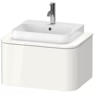 Duravit Happy D.2 Plus Тумба подвесная 65x55х35.4см, с раковиной и 1 ящиком, цвет: белый глянцевый