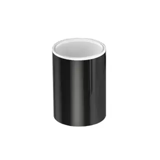 Colombo Plus Стакан металлический, настольный, цвет: PVD графит полированный