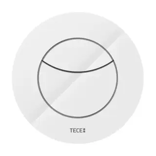 TECEflushpoint Панель смыва пневмо, 2 клавиши, круглая, цвет: белый