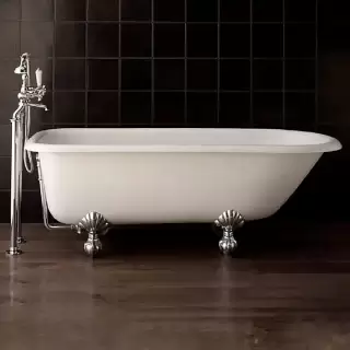 Devon&Devon Kensington Ванна чугунная отдельностоящая 154х78хh63,4 см, цвет: белый