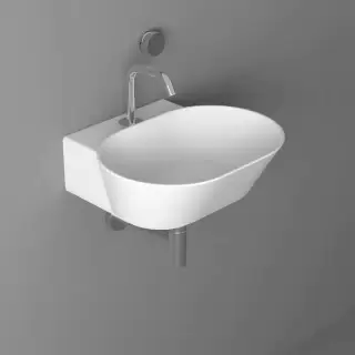 Simas Wave Раковина 48х43х16.5 см, 1 отв., цвет: белый