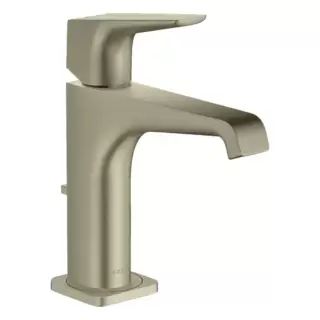 Axor Citterio E Смеситель для раковины 125, на 1 отв., с донным клапаном, цвет: шлифованный никель