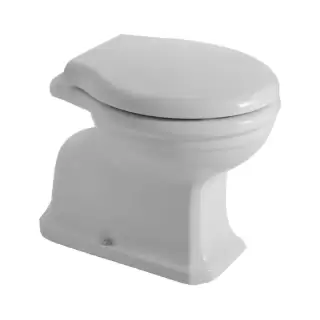 Globo Paestum Унитаз напольный 58х37,5см, слив в пол, цвет: белый