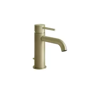 Gessi 316 Смеситель для раковины, на 1 отв., с донным клапаном , цвет: Brushed Brass PVD