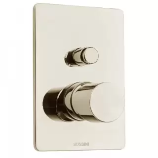 Bossini Oki Смеситель для душа, встраиваемый, 2 выхода, цвет: никель шлифованный