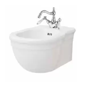 Artceram HERMITAGE Биде подвесное 36х55см с 1 отв под смеситель, с крепежом в комплекте, цвет: белый