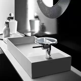 Laufen Kartell Раковина-чаша 75х35х12 см, без отв., без перелива, цвет: белый