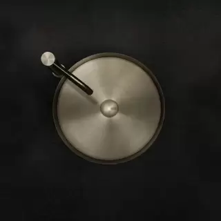 Gessi 316 Раковина 40 см, без отв., для установки на столешницу, без перелива, нержавеющая сталь, цвет: Warm bronze brushed PVD