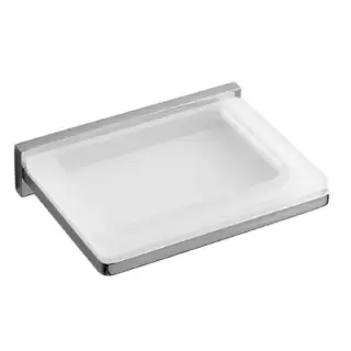 Colombo Look Мыльница подвесная, цвет: хром/матовое стекло