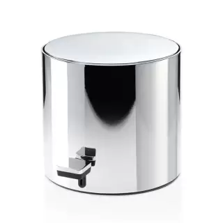 Decor Walther Bar Ведро для мусора, напольное, с педалью, цвет: хром