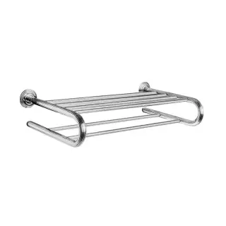 Colombo Hermitage Полотенцедержатель большой, 56х14см, цвет: хром