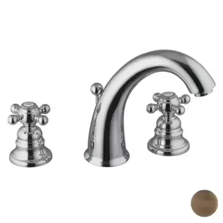 Carlo Frattini Elizabeth Смеситель на раковину на 3 отверстия, цвет: бронза