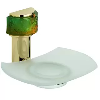 THG Island Мыльница стеклянная, подвесная, цвет: Soft gold