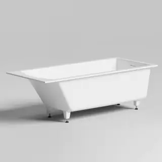 Salini Cascata kit Встраиваемая ванна 179x79x60см, донный клапан, материал: S-Stone, цвет: белый матовый