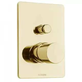 Bossini Oki Смеситель для душа, встраиваемый, 2 выхода, цвет: золото