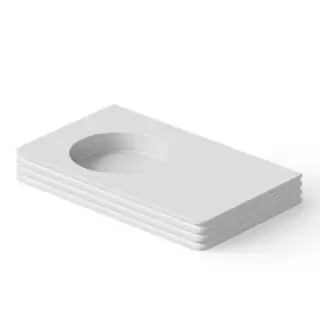 Dea Design Washbasins Раковина 80х48х10см., накладная, без отв., Solid Surface, цвет: White №18