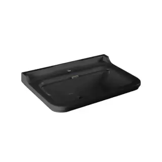 Kerasan Waldorf Раковина 80х55 см, 1 отв., керамическая, цвет: черный/золото