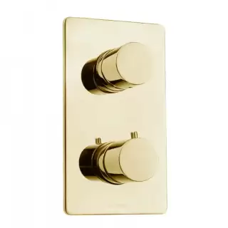 Bossini Oki Термостат для душа, встраиваемый, с девиаторм 1/2/3/4/5, цвет: золото