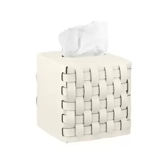 ADJ Салфетница Bottega, 12х12хH12 см., цвет: панна котта/белый