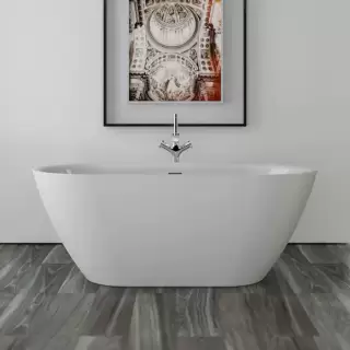 Knief Form XS Ванна отдельностоящая 155х75х60см., без слива-перелива, цвет: белый матовый