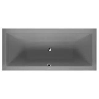 Duravit Vitrium Ванна встраиваемая 180x80cм, с ножками, с2 наклонами для спины, прямоугольная, цвет: светло-серый матовый
