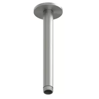 QuadroDesign Держатель верхнего душа, потолочный 20см., цвет: brushed stainless steel