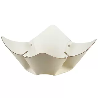 ADJ Фруктовница, D35 см., цвет: панна котта/белый