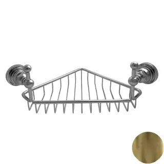 Nicolazzi Accessori Classica Полочка-решетка угловая, подвесной, цвет: Bronze Plated