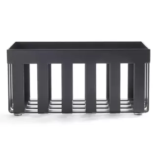 Decor Walther DW 354 Бокс универсальный 20x12.5x9.5см, настольный, цвет: черный матовый